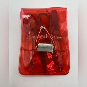 Vintage Elizabeth Arden Vibrant Red Nail Care Kit